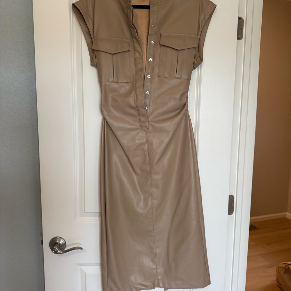 En Saison Tan Midi Dress